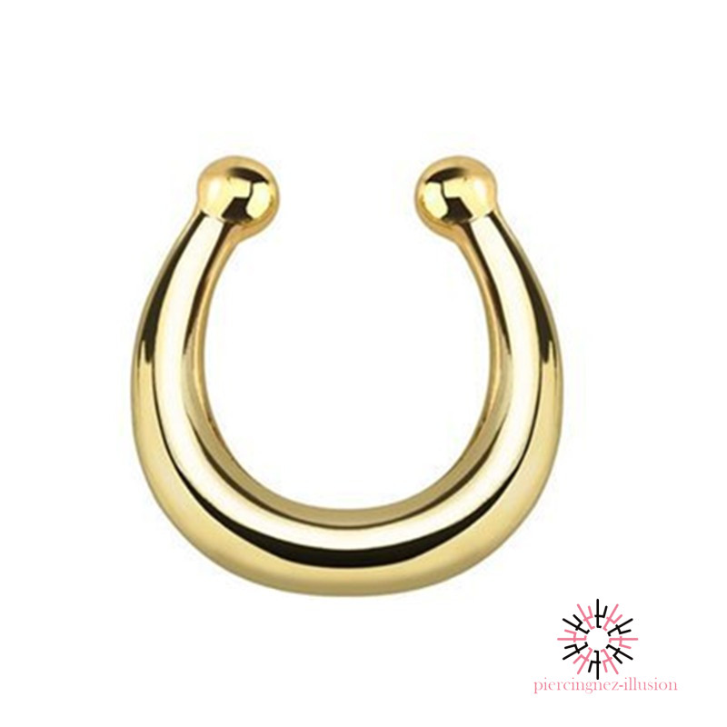 Faux Piercing Nasal – 6 Pièces – Acier Inoxydable – Anneaux Lèvre, Septum, Tragus – Sans Piercing – Unisexe